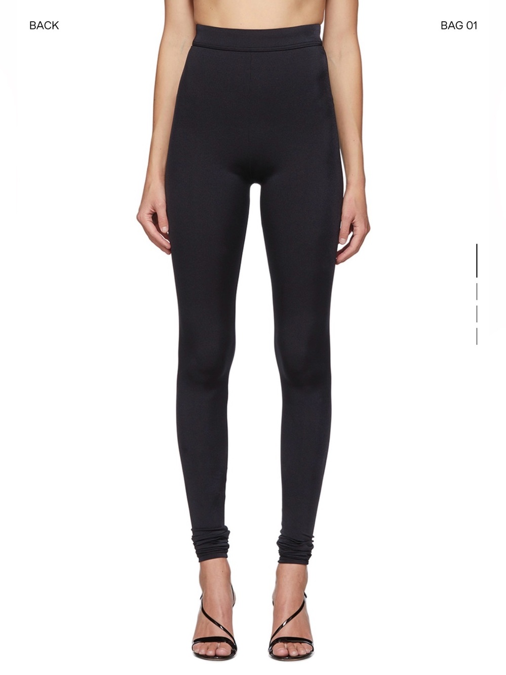 Balmain black high waisted leggings